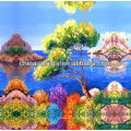 Colorful Handmade Lake Canvas Oil Painting For Sale